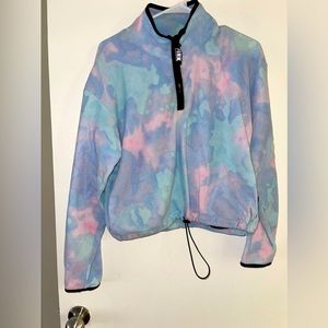 PINK quarter zip. Size medium. Blue purple pink.